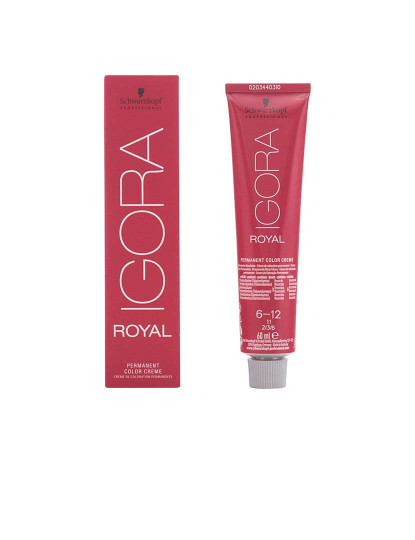 imagem de Creme De Coloração Permanente Igora Royal 6-12 60 Ml1