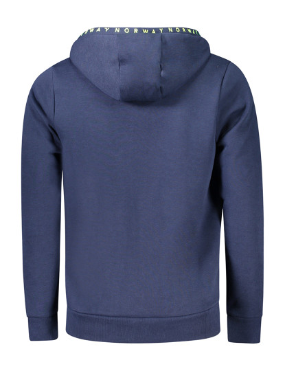 imagem de camisola zip azul para homem2