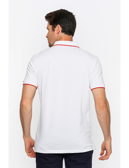 imagem de Pólo M. Curta Homem Branco5
