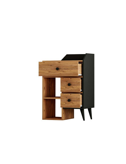 imagem de Cómoda Star Pinho Atlântico/Preto4