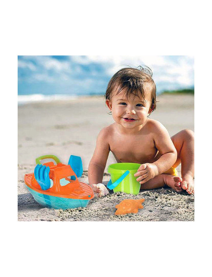 imagem de Conjunto de brinquedos de praia Color Baby Barco4