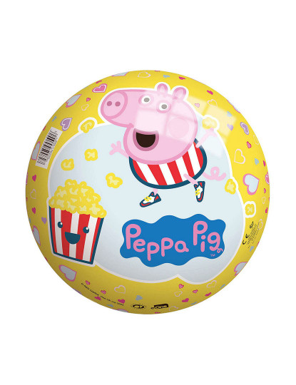 imagem de Bola Peppa Pig Amarelo PVC1