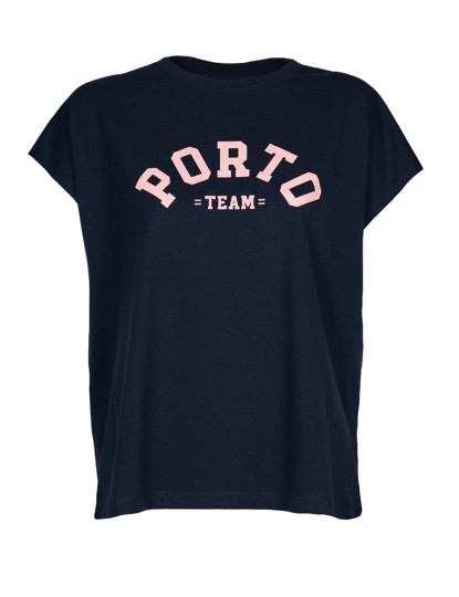 imagem de T-shirt Mulher Azul Marinho Porto 1