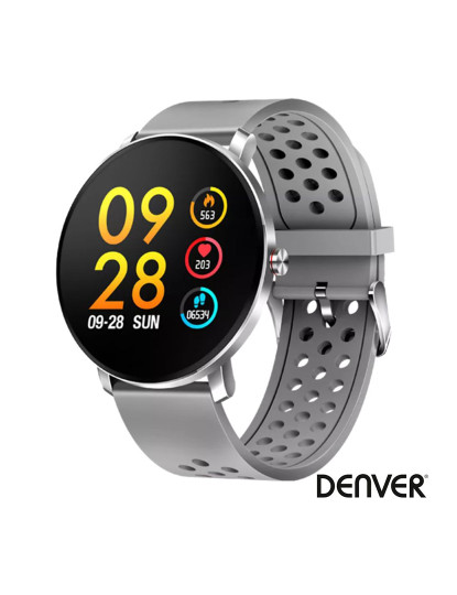 imagem de Smartwatch Multifunções P/ Android Ios Cinza    1