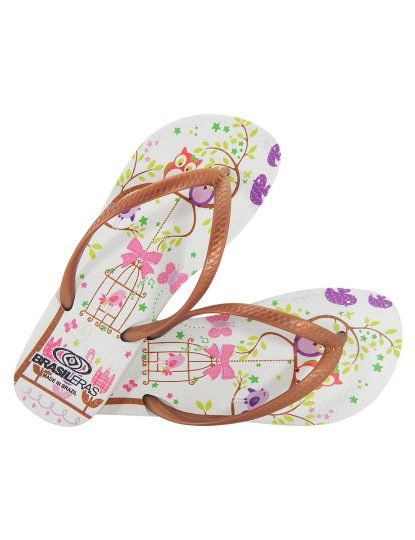 imagem de Chinelos Printed Owl de Senhora Castanhas5