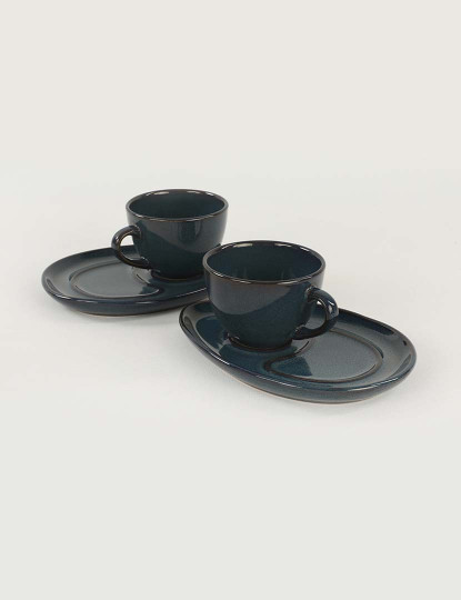 imagem de Conjunto Chávenas de Café4 peças Azul Escuro2