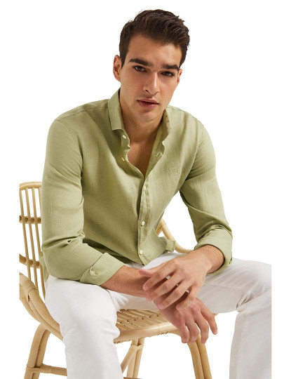 imagem de Camisa Manga Comprida Homem Sirius Verde5