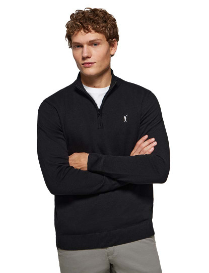 imagem de Pullover Homem Rigby Go Zipper Neck Vl 12Gg Preto5