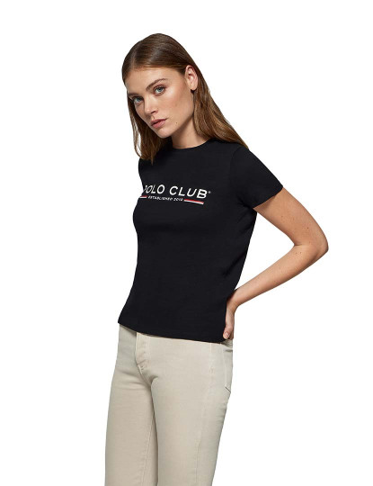 imagem de T-Shirt Senhora New Iconic Title W B Preto1