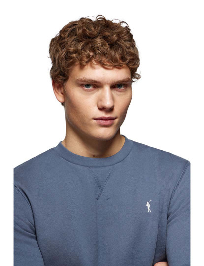 imagem de Sweatshirt Homem Rigby Go Sweat B Fl Il Azul Denim5