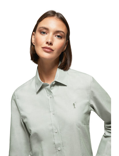 imagem de Camisa Mulher Manga Comprida Slim Fit Oxford3