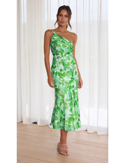 imagem de Vestido de Senhora Estampa Floral Verde1