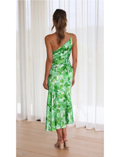 imagem de Vestido de Senhora Estampa Floral Verde2