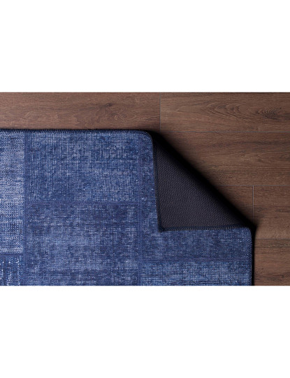 imagem de Tapete Jazz Chenille Azul Escuro 4