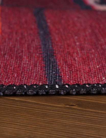 imagem de Tapete Jazz Chenille vermelho7