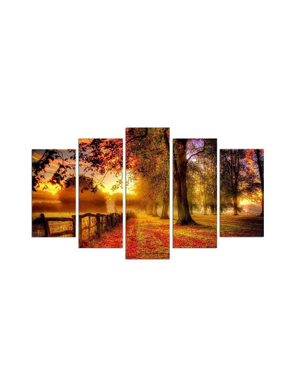 imagem de Pack 5 Pinturas Mdf Prado Outono2