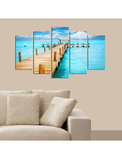 imagem de Pack 5 Pinturas Mdf Pontão1