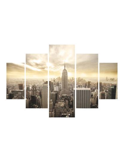 imagem de Pack 5 Pinturas Mdf New York City2