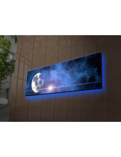 imagem de Pintura Decorativa Tela com iluminação led Multicolor1