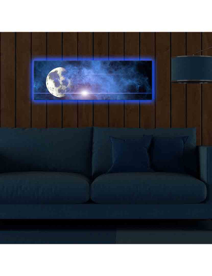 imagem de Pintura Decorativa Tela com iluminação led Multicolor3