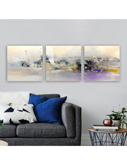 imagem de Pintura Decorativa Tela (3 peças) Multicor1
