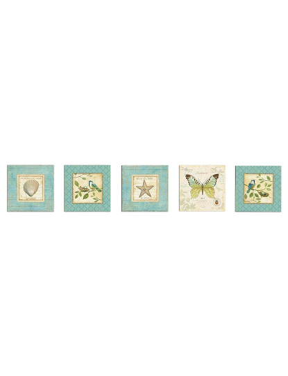 imagem de Pack 5 Pinturas Mdf Sea & Birds2