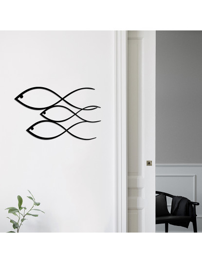 imagem de Decoração Parede Metal Peixes1