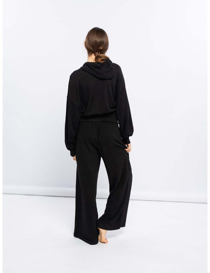 imagem de Calças Largas Comfy  Senhora Preto5