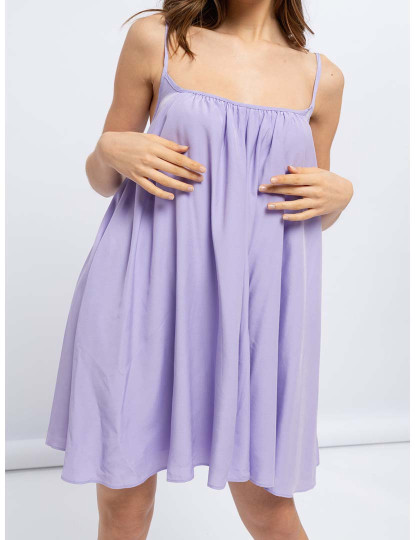 imagem de Vestido Com Decote Quadrado  Senhora Lilas3