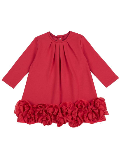 imagem de Vestido M. Comprida Menina Vermelho1