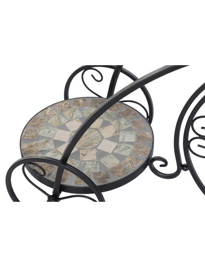 imagem de Vaso Forja Cerâmica Mosaico 3