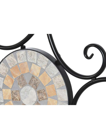 imagem de Banco Metal Cerâmica Mosaico Multicor 4