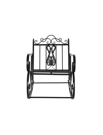 imagem de Cadeira Baloiço Metal Envelhecido Preto 5