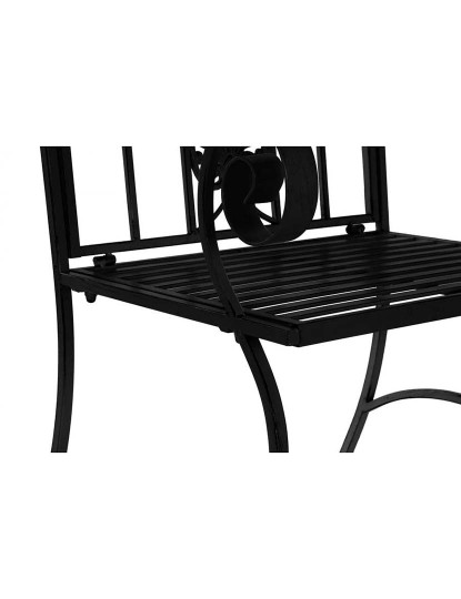 imagem de Cadeira Metal Envelhecido Preto 4