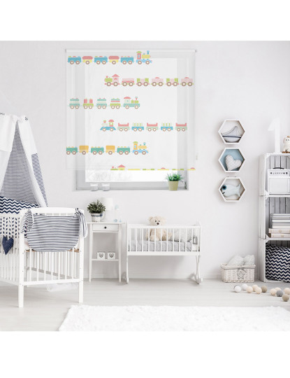 imagem de Estore Rolo Infantil Comboios3