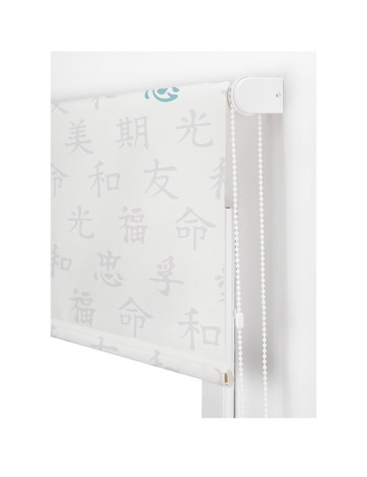 imagem de Estore Rolo Estampado Letras Japonesas2