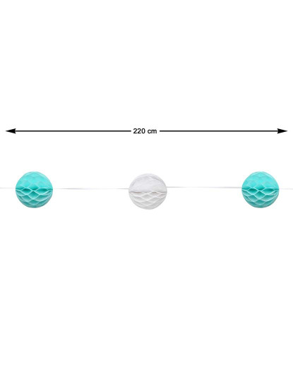imagem de Grinalda 220 cm Celeste Decoração1