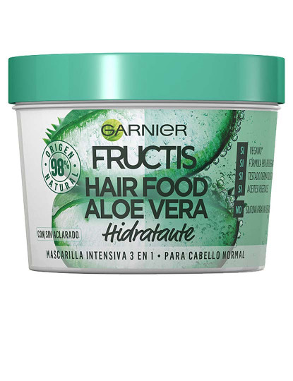 imagem de Máscara Hidratante Aloe Vera Fructis Hair Food 390Ml1