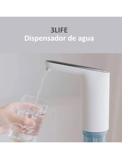 imagem de Dispensador de água automático Xiaomi mijia 3life com adaptador para garrafas e jarros2