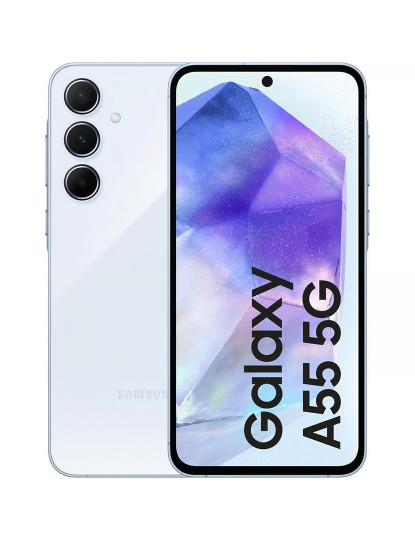 imagem de Samsung Galaxy A55 5G 128GB A556 DS Ice Blue Grau A+1