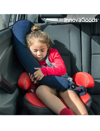 imagem de Almofada de Viagem Insuflável com Suporte para Assentos Restel InnovaGoods1