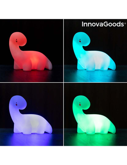 imagem de Lâmpada de Dinossauro LED Colorida Lightosaurus InnovaGoods3