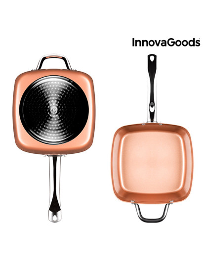 imagem de Conjunto de Frigideira Multifunções 5 em 1 Copper Coppans InnovaGoods 4 Peças2