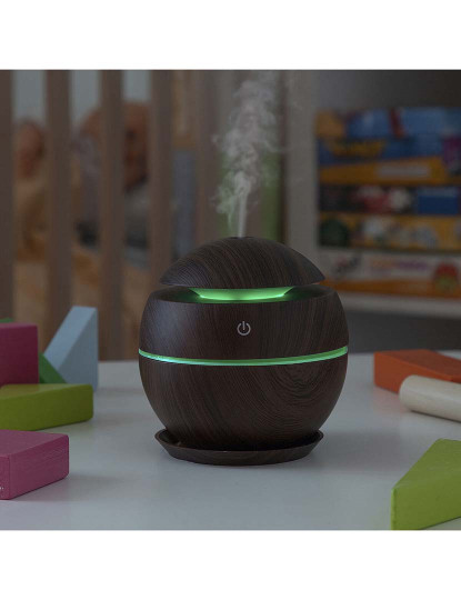 imagem de Mini-Humidificador Difusor de Aromas Dark Walnut InnovaGoods7