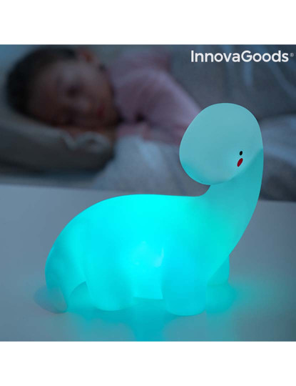 imagem de Lâmpada de Dinossauro LED Colorida Lightosaurus InnovaGoods2