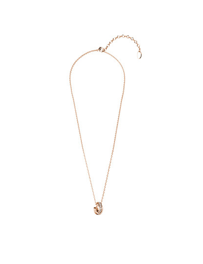 imagem de Pendente Circle Hoop Rosa Dourado3