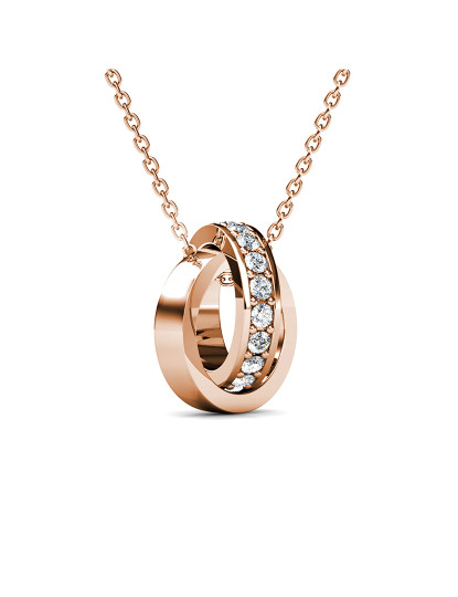 imagem de Pendente Circle Hoop Rosa Dourado1