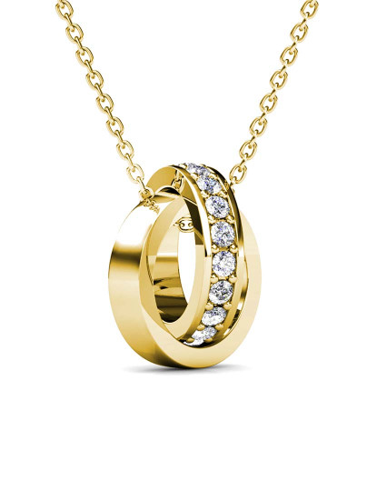 imagem de Pendente Circle Hoop Senhora Dourado 1