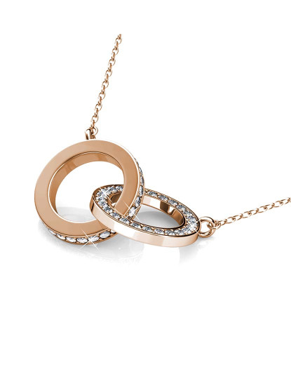 imagem de Pendente Circle Twin Senhora Rosa Dourado 4