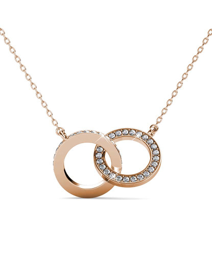 imagem de Pendente Circle Twin Senhora Rosa Dourado 1